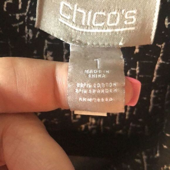 Chico  Printed Jacket Size 1 - Picture 6 of 7